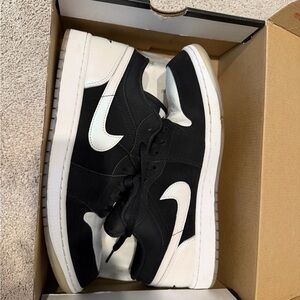 Jordan Black and White Men's Sneakers